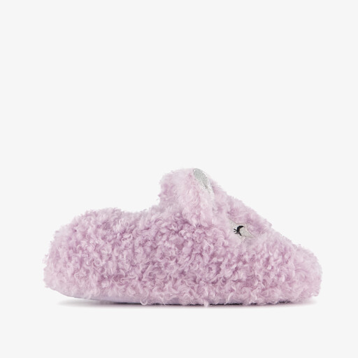 Kinder pantoffel fantasiediertje lila