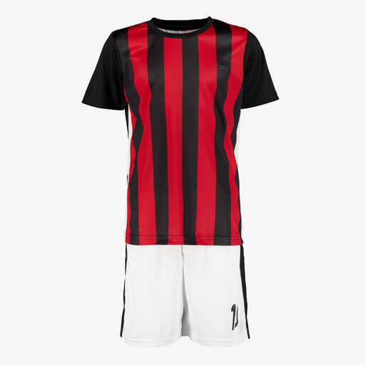 Kinder sport set zwart rood