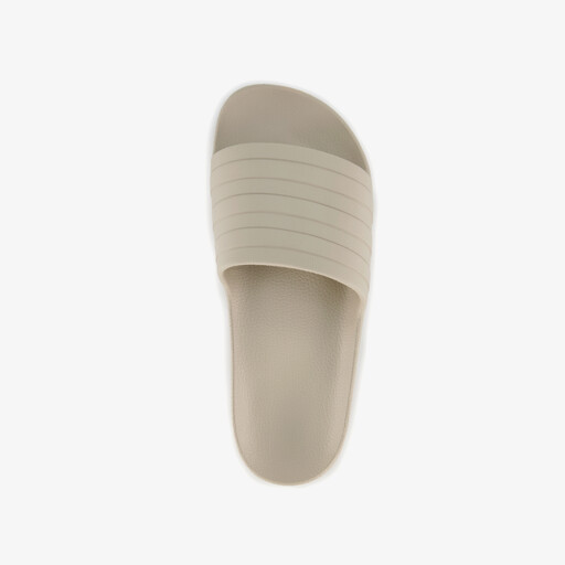 Adilette Aqua dames badslippers beige
