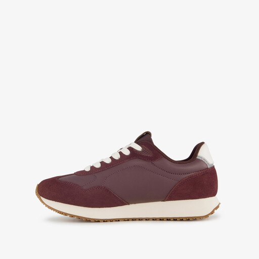 Dames sneakers bordeauxrood