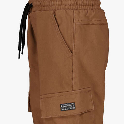 Jongens cargo joggingbroek bruin