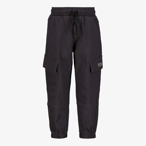Jongens cargo joggingbroek donkergrijs