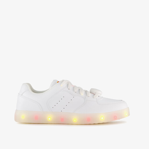 Unisex sneakers wit met lichtjes