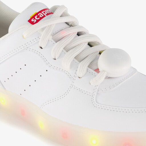 Unisex sneakers wit met lichtjes