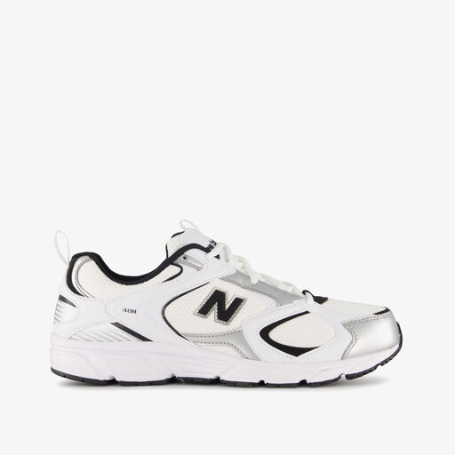 408 heren sneakers wit zilver