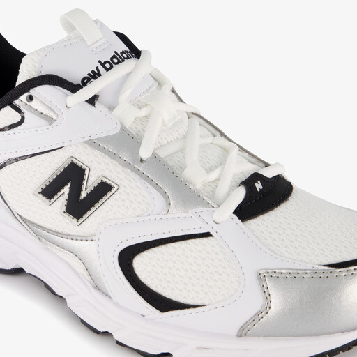 408 heren sneakers wit zilver