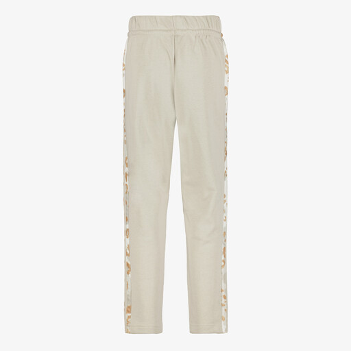 G ANML 3S FT PT kinder joggingbroek beige