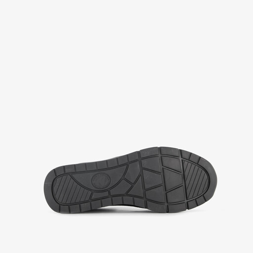 Leren dames sneakers zwart