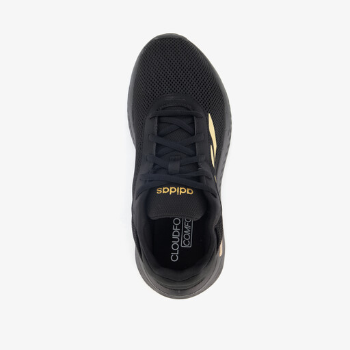 Cloudfoam Comfy dames sneakers zwart goud