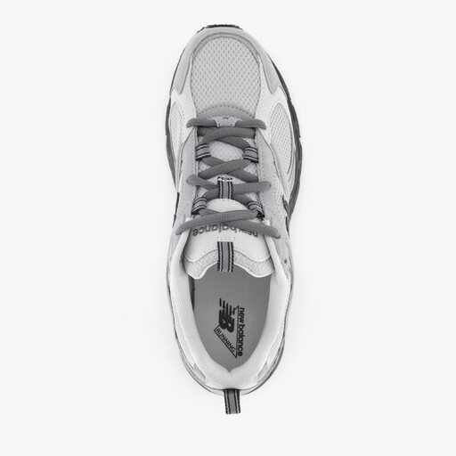 408 heren sneakers grijs zwart