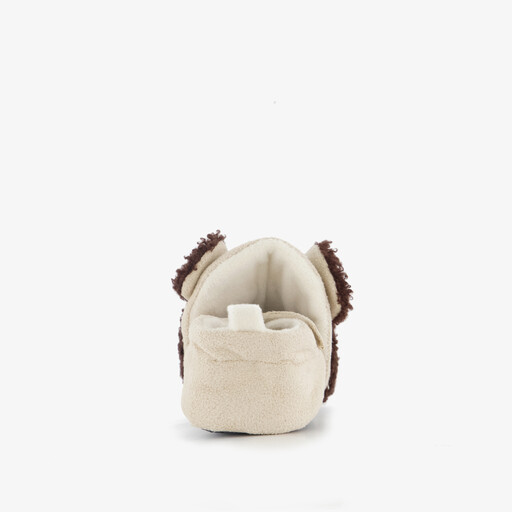 Baby pantoffels beer bruin