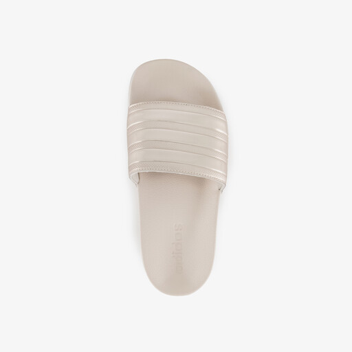 Adilette dames badslippers lichtbeige