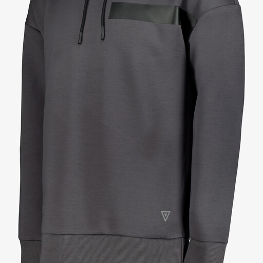 Heren hoodie grijs