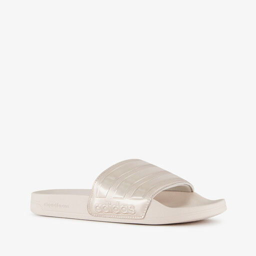 Adilette dames badslippers lichtbeige