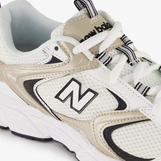 408 dames sneakers wit goud