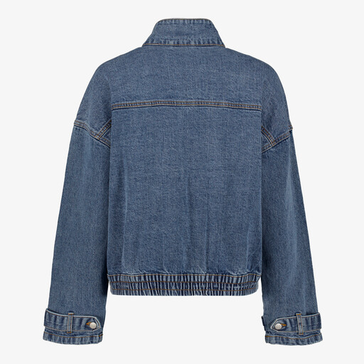 Dames denim jas donkerblauw