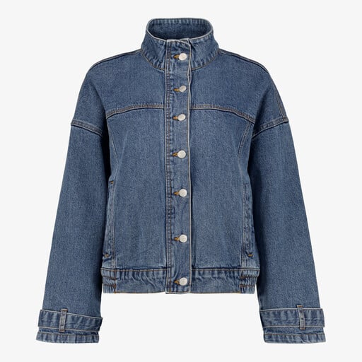 Dames denim jas donkerblauw