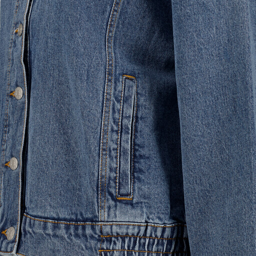 Dames denim jas donkerblauw
