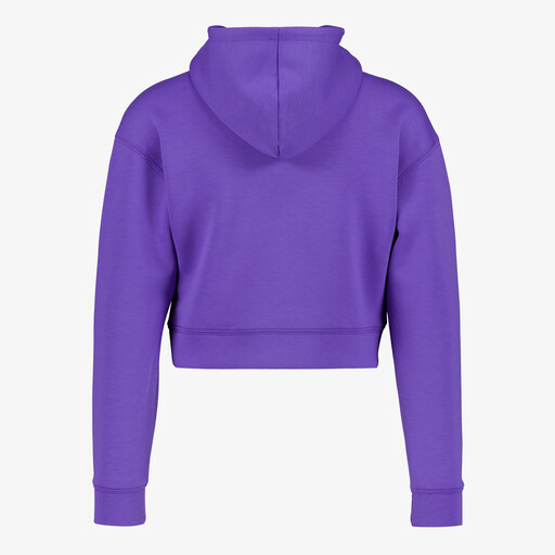 Meisjes hoodie cropped paars