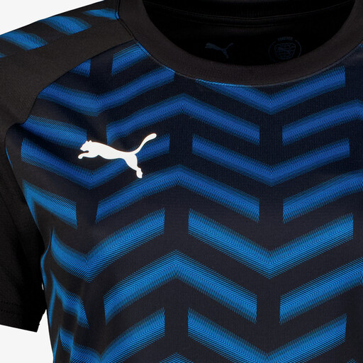 IndividualBLAZE dames sport T-shirt zwart blauw