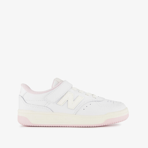 Meisjes sneakers wit pastel