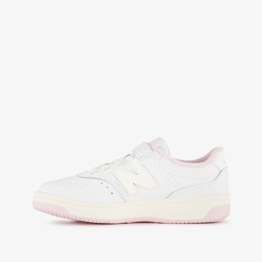 Meisjes sneakers wit pastel