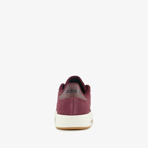Grand Court Base 00s suede heren sneakers bordeauxrood