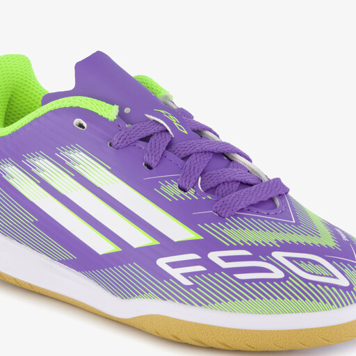 F50 Club IC kinder zaalschoenen paars groen