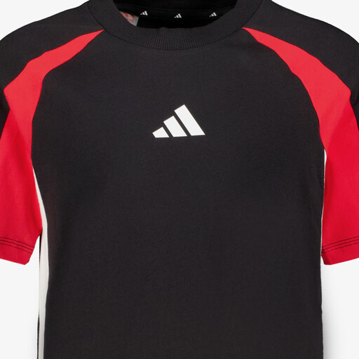 Sportswear J CB T kinder sport T-shirt zwart rood