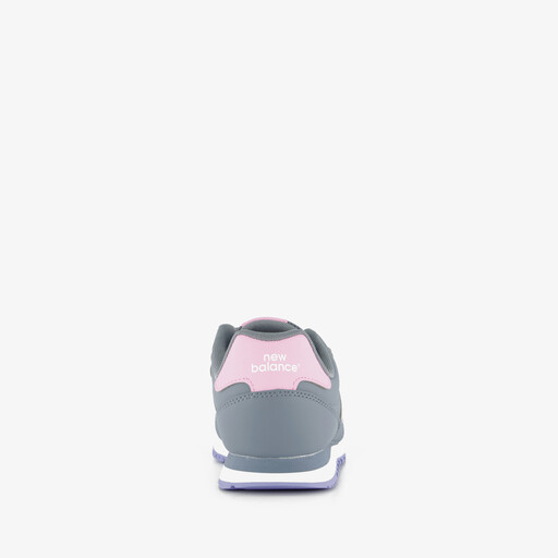 Meisjes sneakers grijs roze
