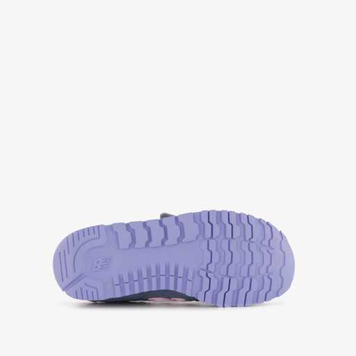 Meisjes sneakers grijs roze