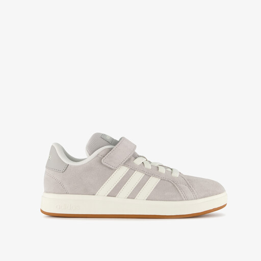 Grand Court 00s suede kinder sneakers grijs