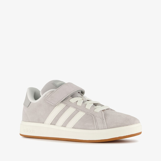 Grand Court 00s suede kinder sneakers grijs