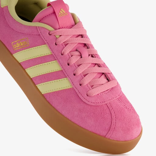 VL Court Base dames sneakers roze geel