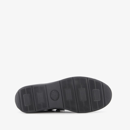 Leren dames sneakers zwart