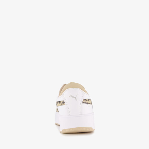 Carina Street Animal Flair dames sneakers wit beige