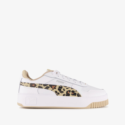 Carina Street Animal Flair dames sneakers wit beige