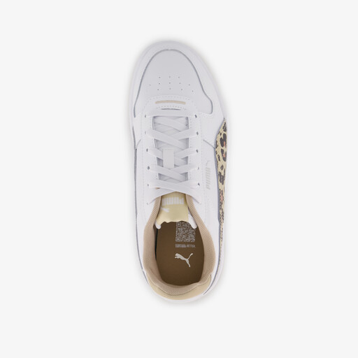 Carina Street Animal Flair dames sneakers wit beige