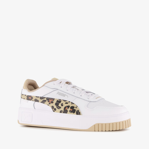 Carina Street Animal Flair dames sneakers wit beige