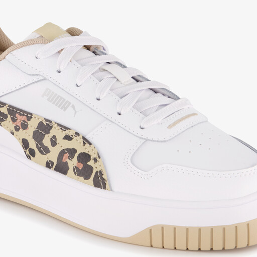Carina Street Animal Flair dames sneakers wit beige