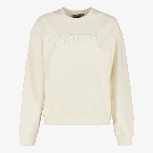 Dames sweater Amour wit