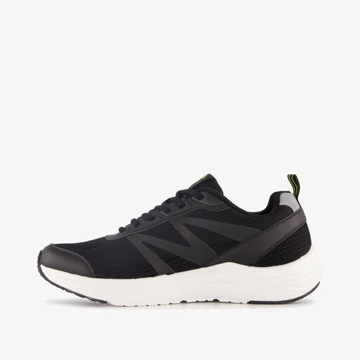 Heren hardloopschoenen zwart geel