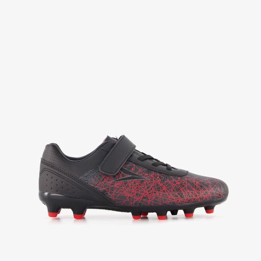Elevate FG kinder voetbalschoenen zwart rood