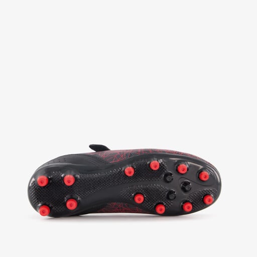 Elevate FG kinder voetbalschoenen zwart rood