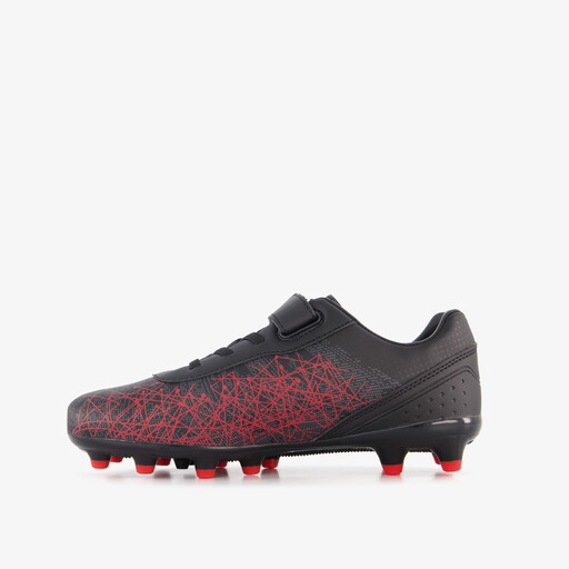 Elevate FG kinder voetbalschoenen zwart rood