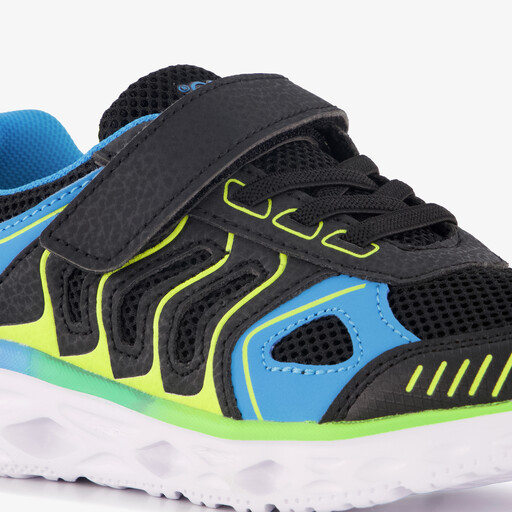 Kinder sportschoenen zwart blauw