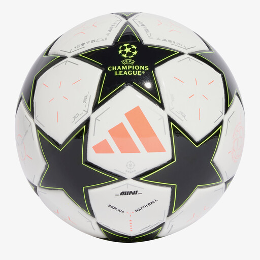 UCL Training mini voetbal wit zwart