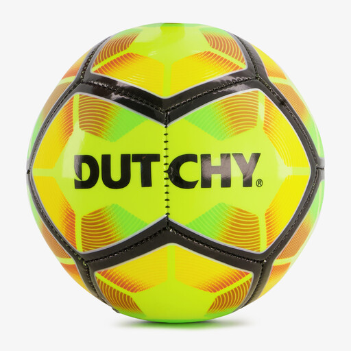 Mini voetbal met regenboog kleuren