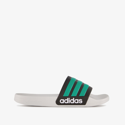 Adilette heren badslippers grijs groen