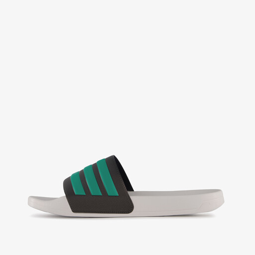 Adilette heren badslippers grijs groen